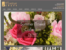 Tablet Screenshot of flowercrafthythe.com
